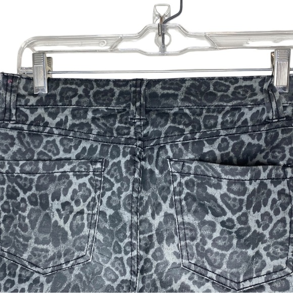 INC stretch animal print denim pants-2p - Picture 6 of 7